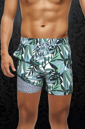 Maillot short pour homme par Au Noir | KAHIAU Bleu Pâle | Boutique Vvög, inventaire complet de la marque Au Noir