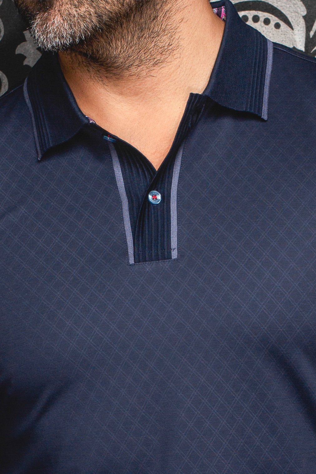 Polo manches longues pour homme par Au Noir | KANT Marine | Boutique Vvög, inventaire complet de la marque Au Noir