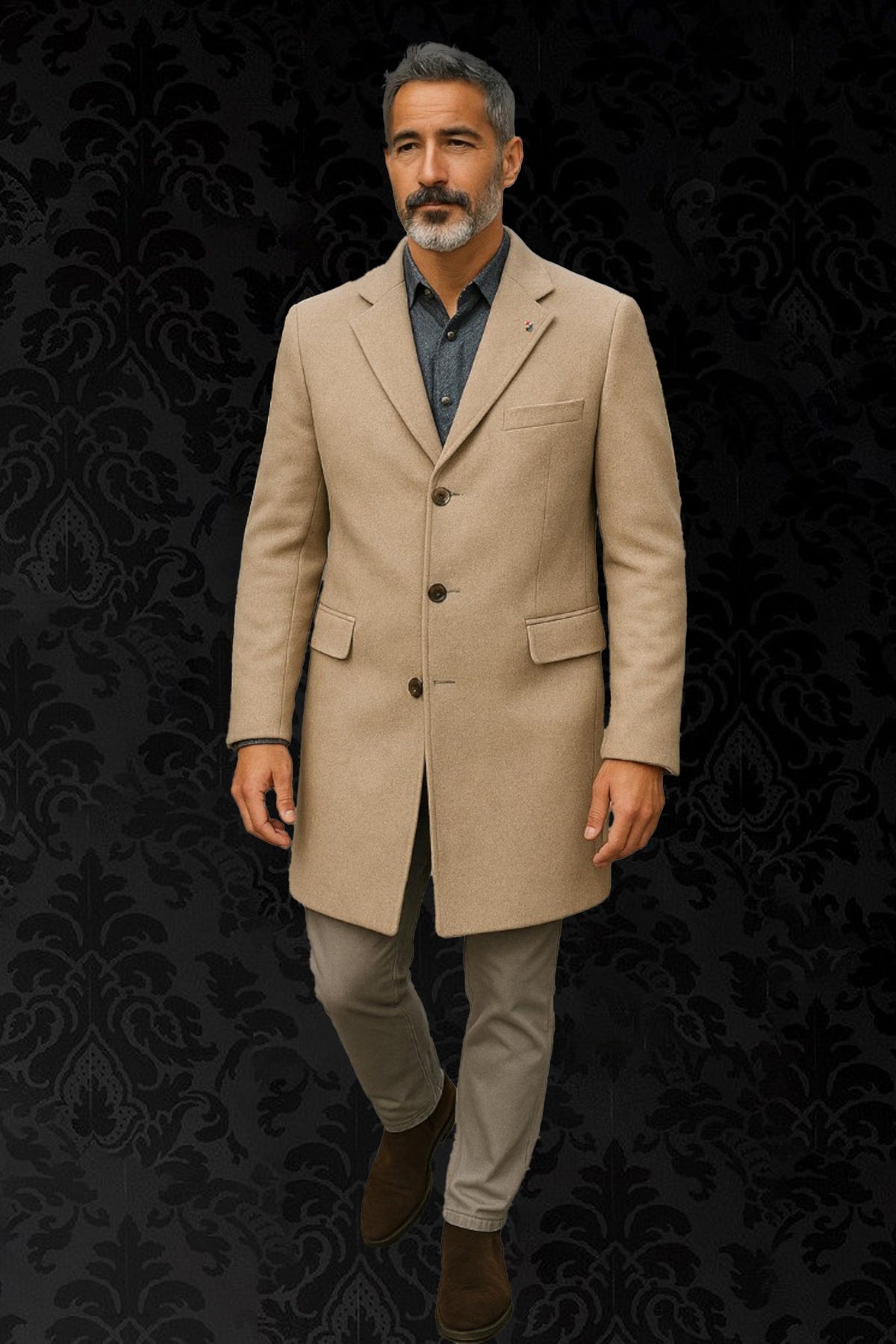 Manteau d'hiver pour homme par Au Noir | KLAMATH Avoine | Boutique Vvög, inventaire complet de la marque Au Noir