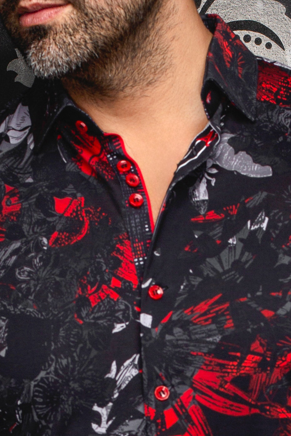 Chemise manches longues en Knit pour homme par Au Noir | LANNISTER Noir | Boutique Vvög, inventaire complet de la marque Au Noir