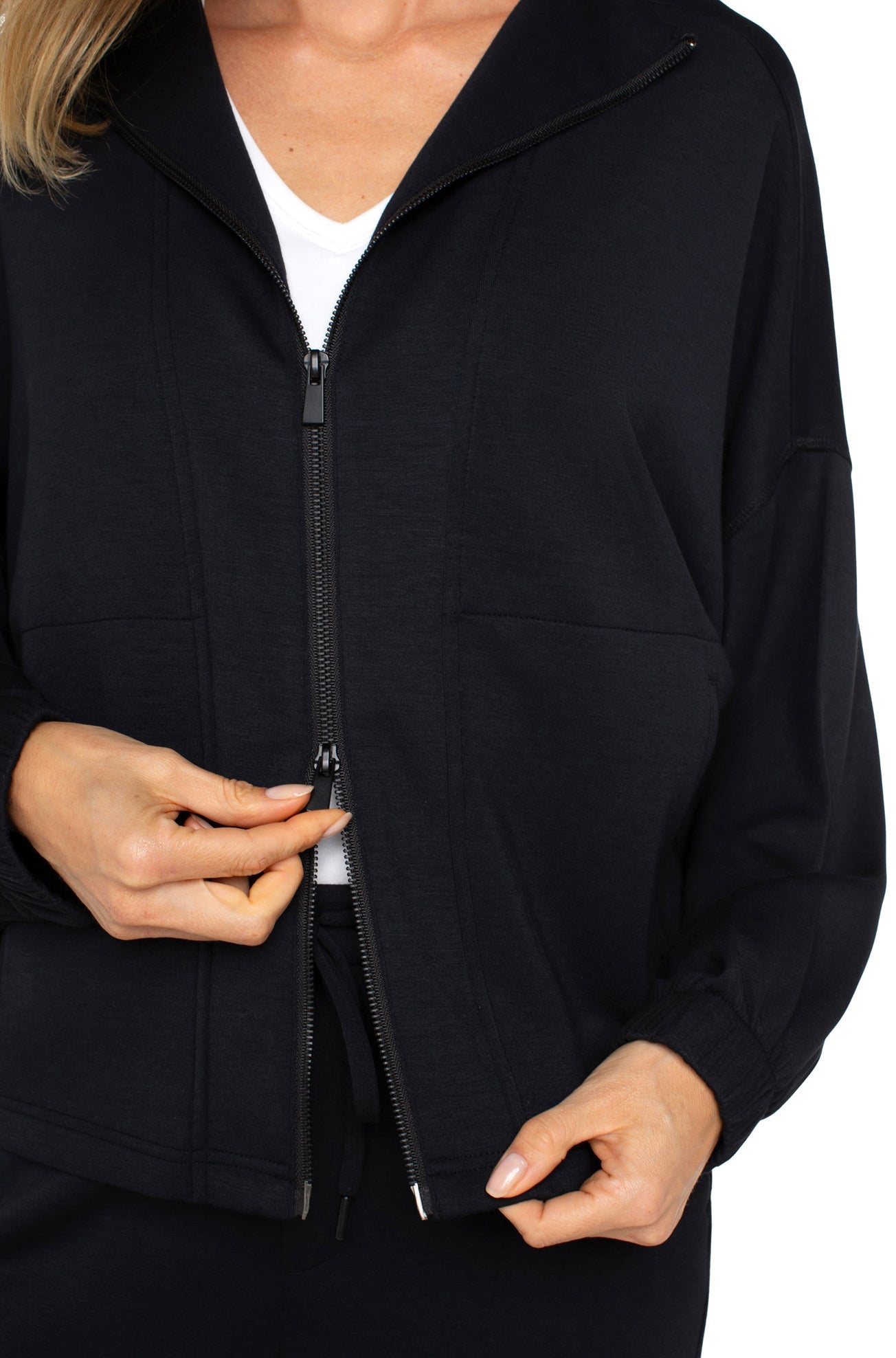 Veste pour femme par Liverpool | LM1B61C9 Crépuscule bleu marine | Boutique Vvög, vêtements mode pour homme et femme