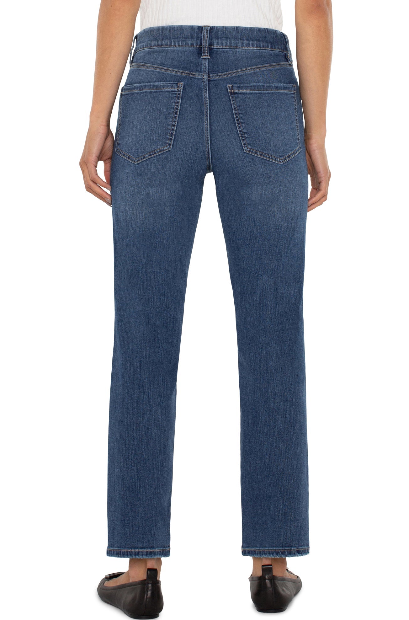 Jeans pour femme par Liverpool | LM2401A4 Sauge | Boutique Vvög, vêtements mode pour homme et femme