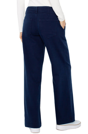 Pantalon pour femme par Liverpool | LM4122QTA Crépuscule bleu marine | Boutique Vvög, vêtements mode pour homme et femme