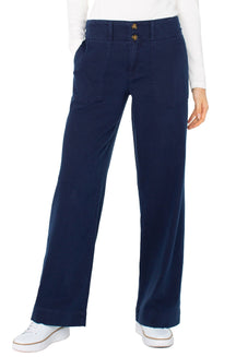 Pantalon pour femme par Liverpool | LM4122QTA Crépuscule bleu marine | Boutique Vvög, vêtements mode pour homme et femme