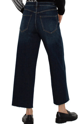 Pantalon pour femme par Liverpool | LM4454CH4 Rinçage noir | Boutique Vvög, vêtements mode pour homme et femme