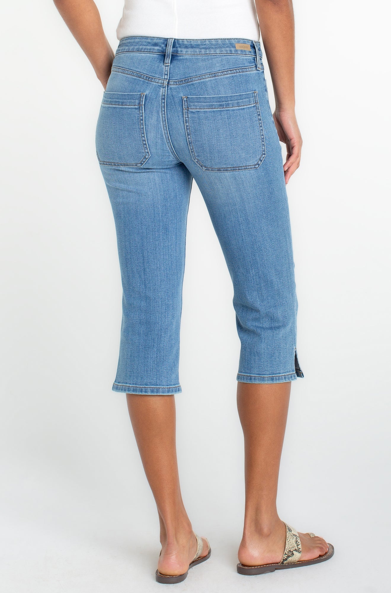 Women's capri pants by Liverpool | LM2908EF Ocean Breeze