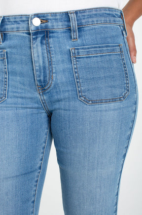 Women's capri pants by Liverpool | LM2908EF Ocean Breeze