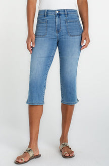 Capri pour femme par Liverpool | LM2908EF Brise Océanique | Boutique Vvög, vêtements mode pour homme et femme