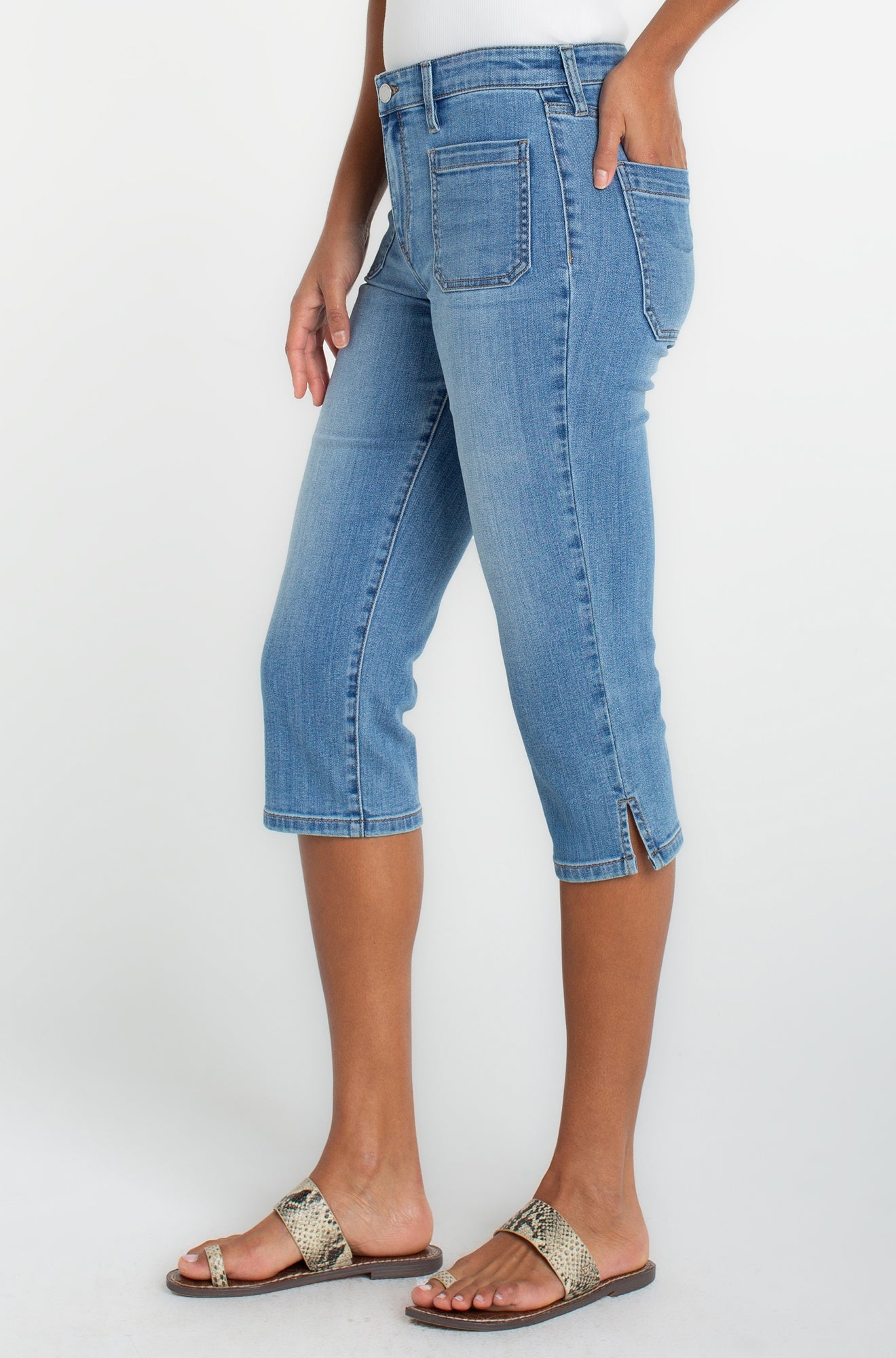 Capri pour femme par Liverpool | LM2908EF Brise Océanique | Boutique Vvög, vêtements mode pour homme et femme