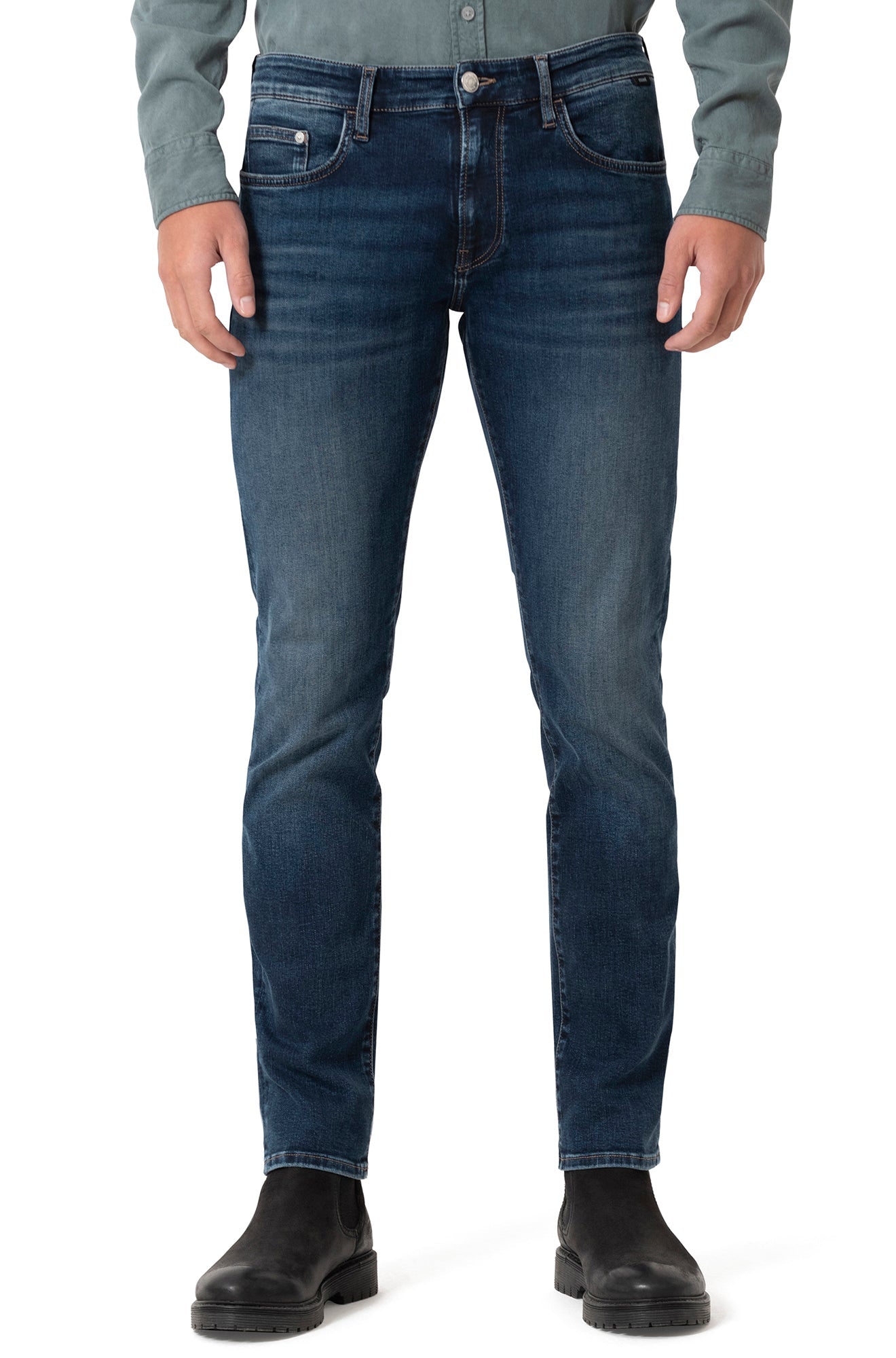 Jeans pour homme par Mavi Jeans | Jake M0042287315 Bleu plume brossé profond | Boutique Vvög, vêtements mode pour homme et femme