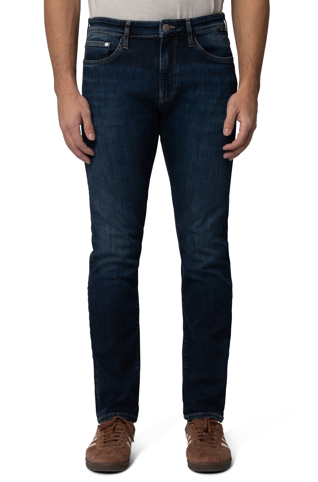 Jeans pour homme par Mavi Jeans | Jake Bleu Brossé Minuit | Boutique Vvög, vêtements mode pour homme et femme