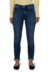 Jeans Kathleen pour femme par Mavi Jeans | M101114 A1382 Foncé Brossé Effet Plume | Boutique Vvög, vêtements mode pour homme et femme