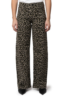 Jeans pour femme par Mavi Jeans | Sabrina Denim Vert Leo | Boutique Vvög, vêtements mode pour homme et femme