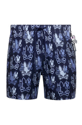Maillot short pour homme par Psycho Bunny | MB1000035 Bleu Soir | Boutique Vvög, vêtements mode pour homme et femme