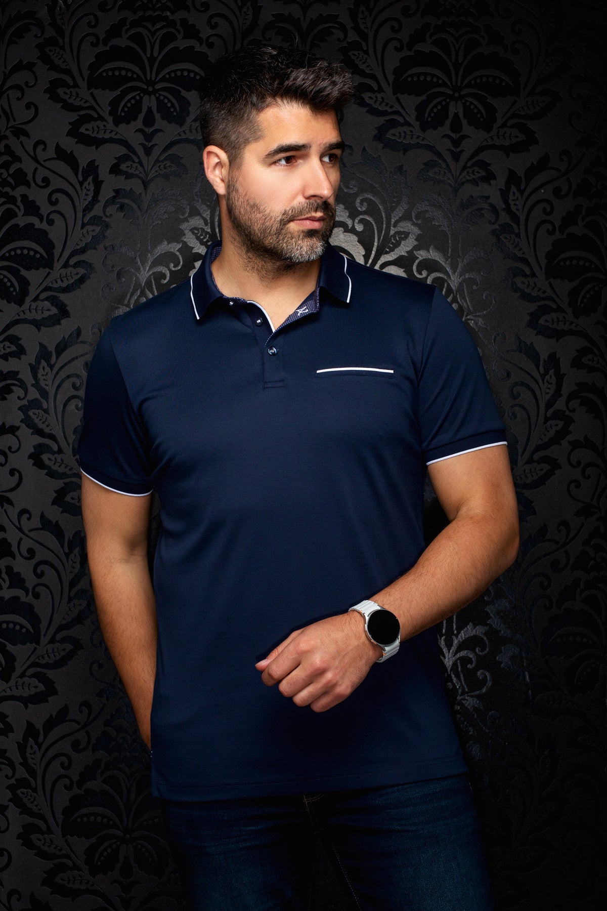 Polo Au Noir - MERCURY navy