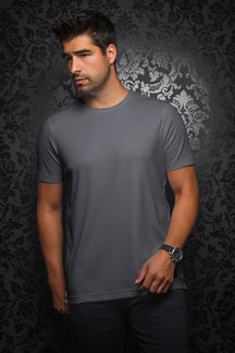 Chandail pour homme par Au Noir | C-MICHAEL Gris Med/med grey | Boutique Vvög, inventaire complet de la marque Au Noir