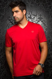Chandail Au Noir - MICHAEL-V red - Boutique Vvog