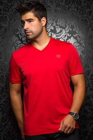 Chandail Au Noir - MICHAEL-V red - Boutique Vvog