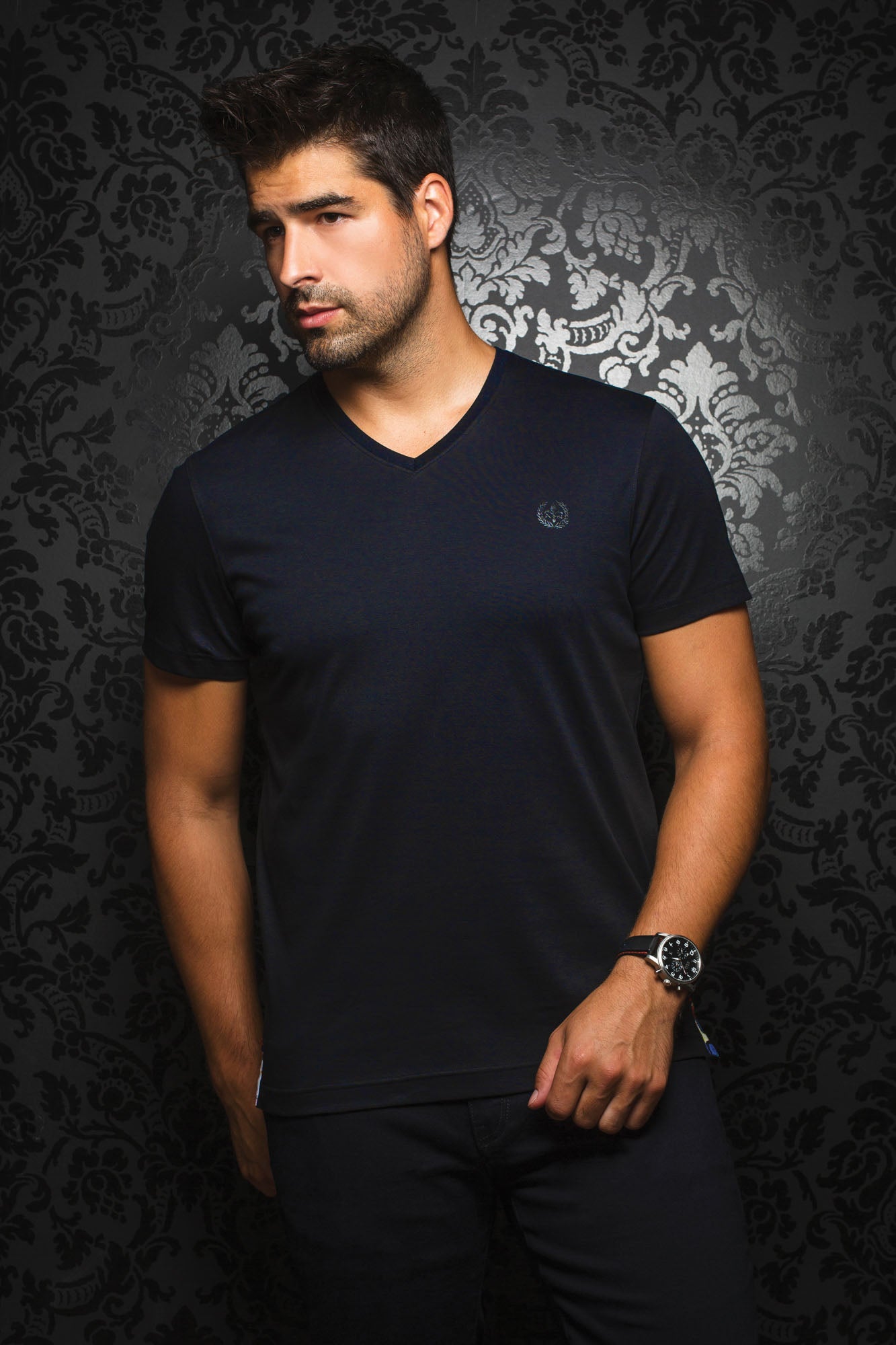 Sweater Au Noir - MICHAEL-V Navy - Boutique Vvög