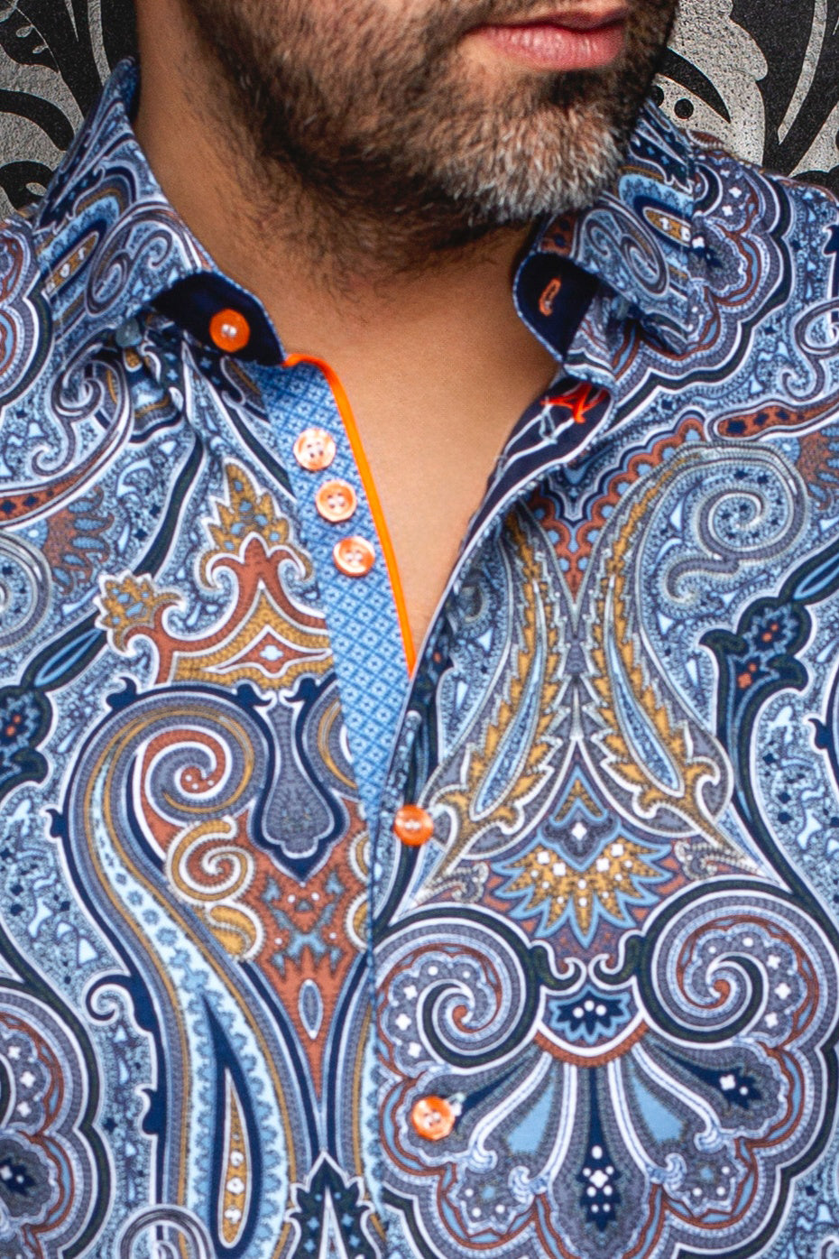 Chemise manches longues en Knit pour homme par Au Noir | MISTWOOD Bleu Clair | Boutique Vvög, inventaire complet de la marque Au Noir