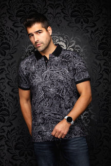 Polo pour homme par Au Noir | MONTEROSSO Noir | Boutique Vvög, inventaire complet de la marque Au Noir