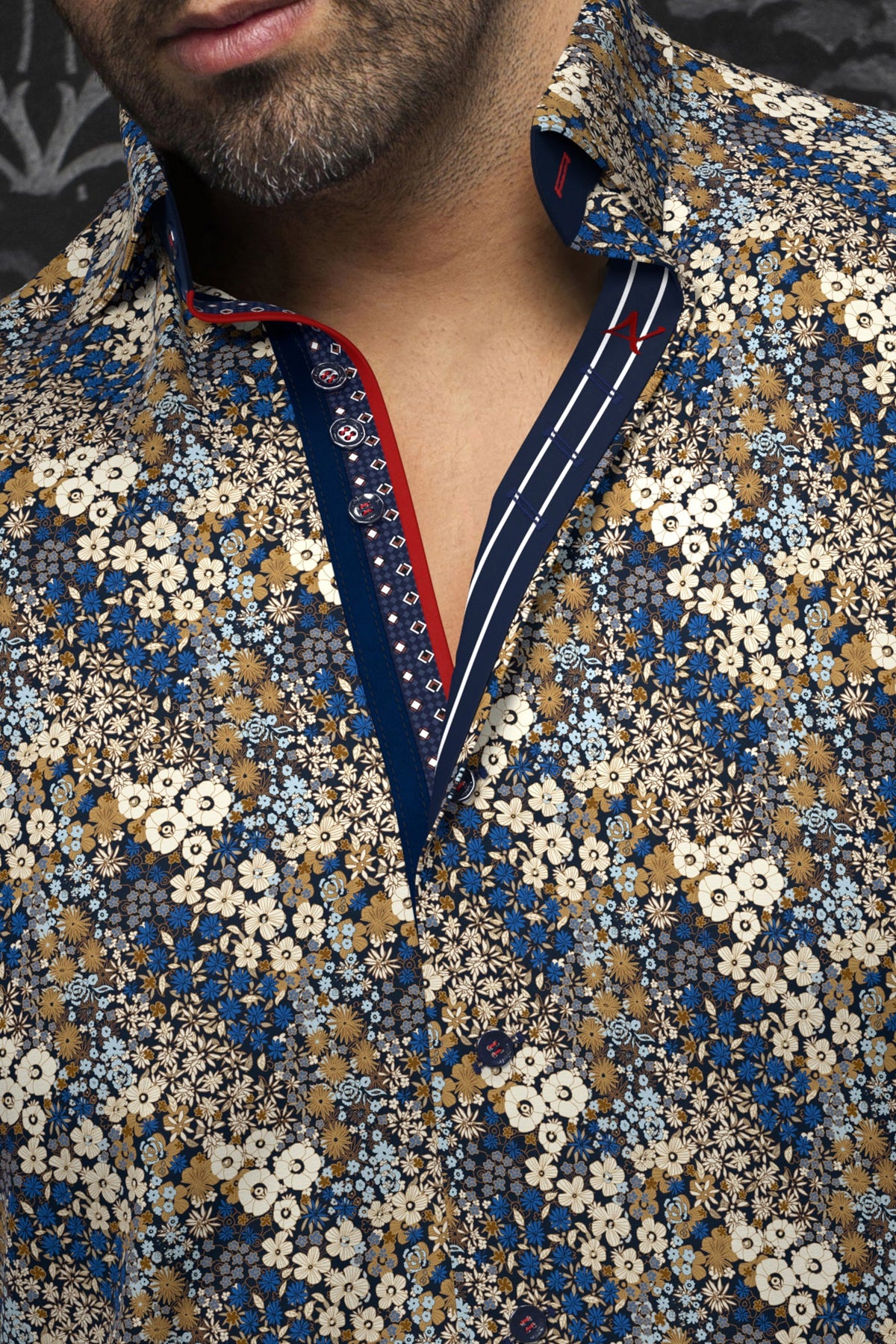 Chemise manches longues pour homme par Au Noir | MORRIS Tabac | Boutique Vvög, inventaire complet de la marque Au Noir