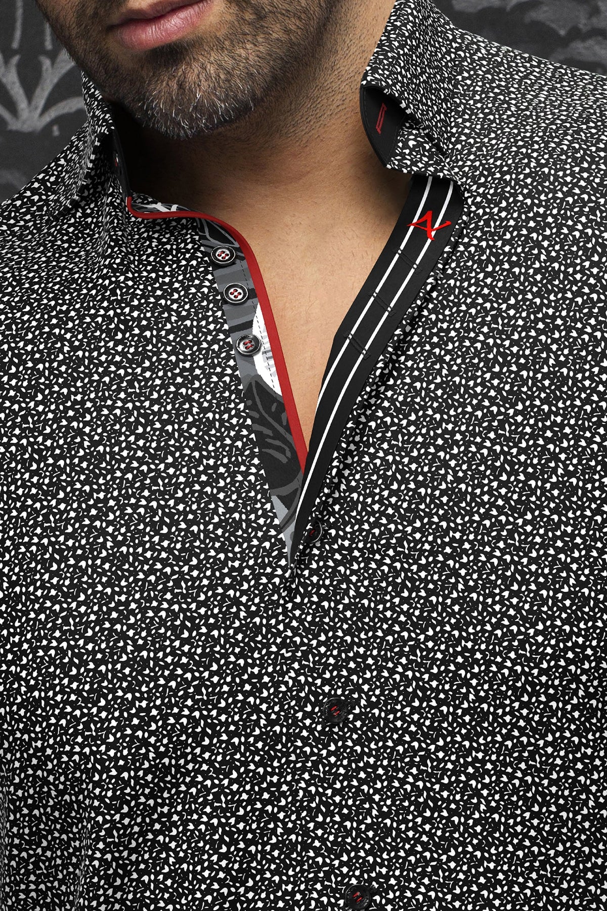 Chemise manches longues pour homme par Au Noir | MOZI Noir | Boutique Vvög, inventaire complet de la marque Au Noir