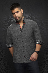 Long sleeve shirt for men by Au Noir | MOZI Black | Boutique Vvög, complete inventory of the Au Noir brand