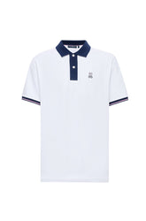 Polo piqué classique motif lapin pour homme par Psycho Bunny | MT0100010 Blanc | Boutique Vvög, vêtements mode pour homme et femme