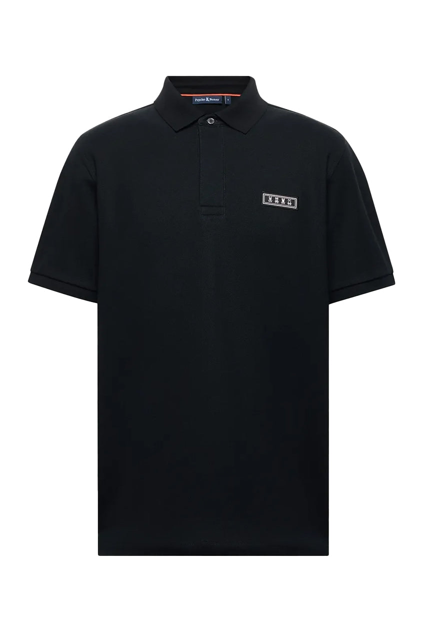 Polo pour homme par Psycho Bunny | MT0100011 Noir | Boutique Vvög, vêtements mode pour homme et femme