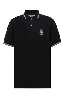 Polo sport pour homme par Psycho Bunny | MT0100029 Noir | Boutique Vvög, vêtements mode pour homme et femme