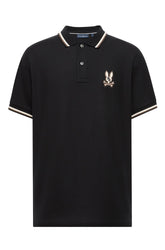 Polo sport pour homme par Psycho Bunny | MT0100044 Noir | Boutique Vvög, vêtements mode pour homme et femme