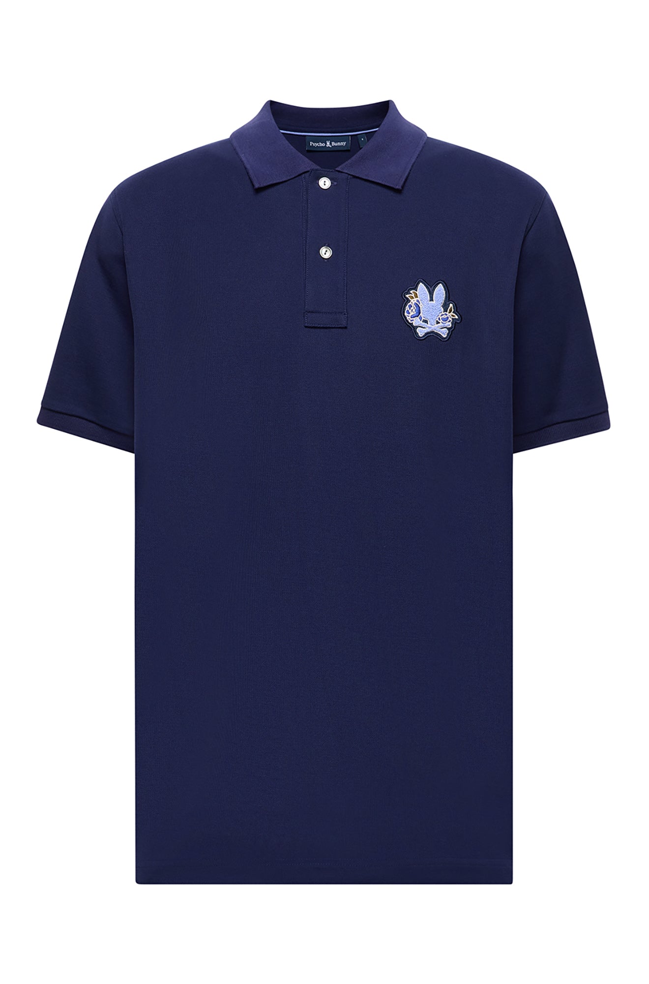 Polo sport pour homme par Psycho Bunny | MT0100051 Bleu soir | Boutique Vvög, vêtements mode pour homme et femme