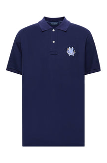 Polo sport pour homme par Psycho Bunny | MT0100051 Bleu soir | Boutique Vvög, vêtements mode pour homme et femme