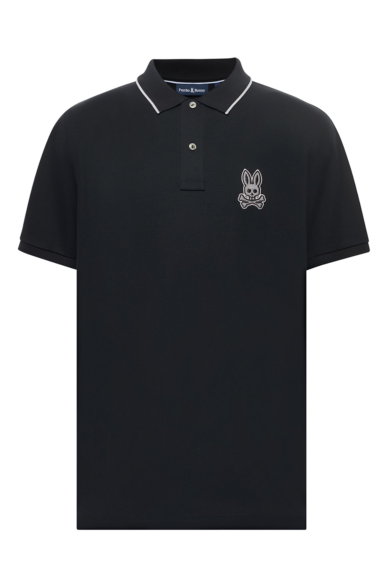 Polo pour homme par Psycho Bunny | MT0100090 Noir | Boutique Vvög, vêtements mode pour homme et femme