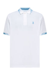 Polo pour homme par Psycho Bunny | MT0100117 Blanc | Boutique Vvög, vêtements mode pour homme et homme