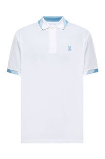 Polo pour homme par Psycho Bunny | MT0100117 Blanc | Boutique Vvög, vêtements mode pour homme et homme