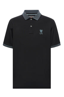 Polo pour homme par Psycho Bunny | MT0100130 Noir | Boutique Vvög, vêtements mode pour homme et homme