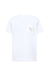 T-shirt à poche brodée pour homme par Psycho Bunny | MT0200020 Blanc | Boutique Vvög, vêtements mode pour homme et femme