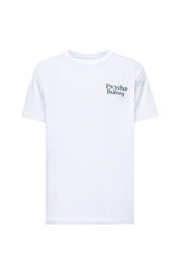 T-shirt à motif mot-symbole pour homme par Psycho Bunny | MT0200030 Blanc | Boutique Vvög, vêtements mode pour homme et femme
