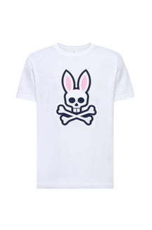 T-shirt à motif lapin pour homme par Psycho Bunny | MT0200031 Blanc | Boutique Vvög, vêtements mode pour homme et femme