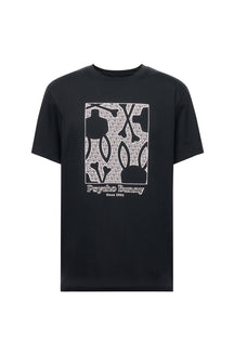 T-shirt graphique pour homme par Psycho Bunny | MT0200034 Noir | Boutique Vvög, vêtements mode pour homme et femme