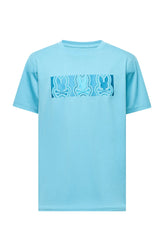 T-Shirt pour homme par Psycho Bunny | MT0200045 Bleu Laiteux | Boutique Vvög, vêtements mode pour homme et femme