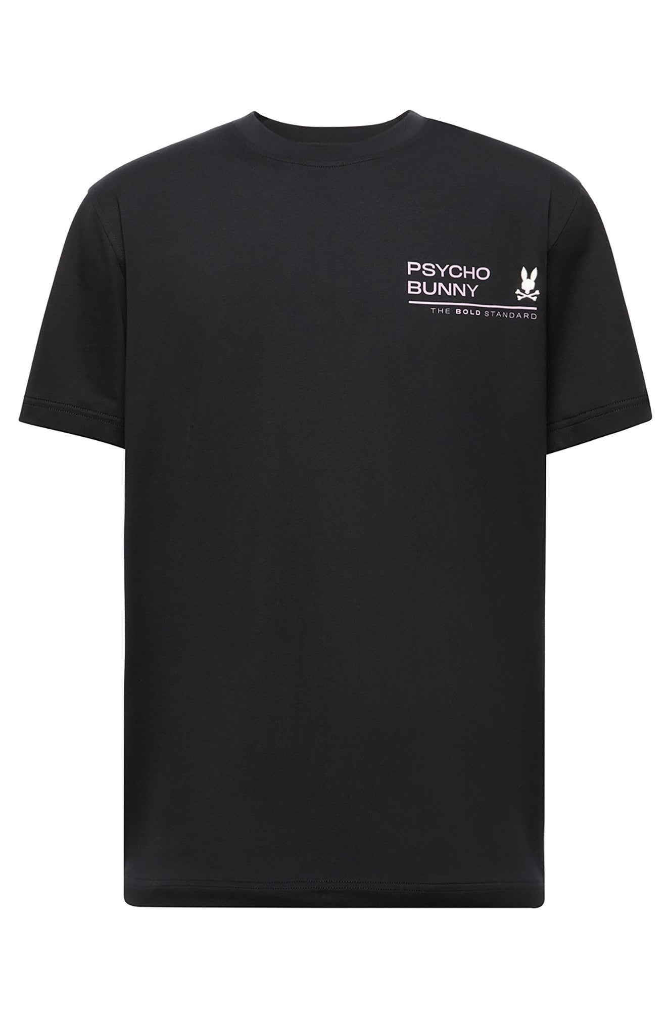 T-Shirt pour homme par Psycho Bunny | MT0200064 Noir | Boutique Vvög, vêtements mode pour homme et femme