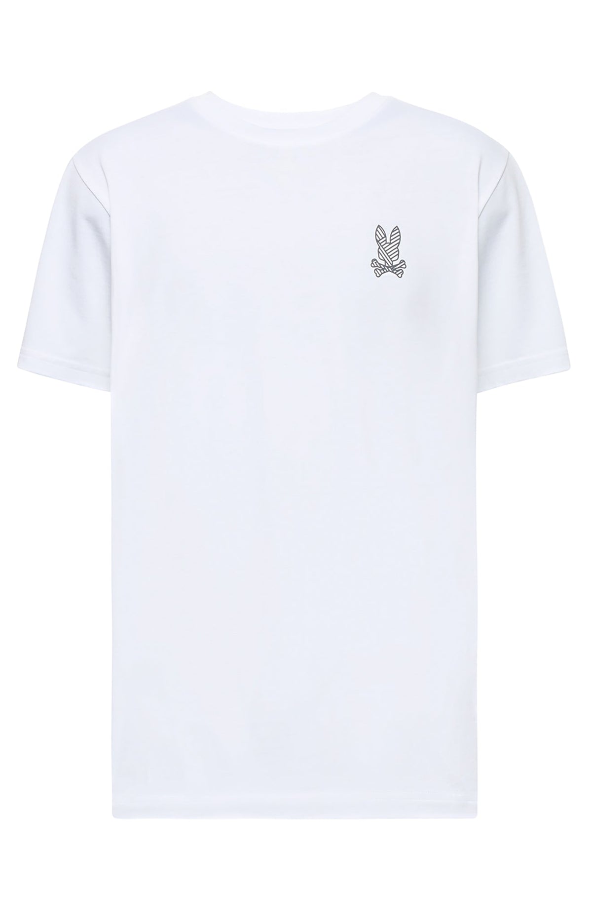 T-Shirt pour homme par Psycho Bunny | MT0200068 Blanc | Boutique Vvög, vêtements mode pour homme et femme