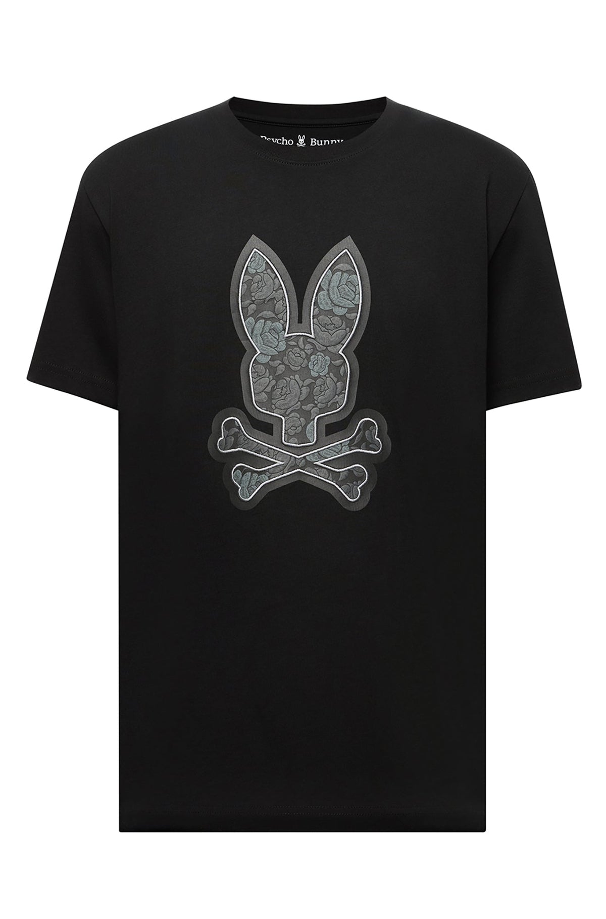 T-Shirt pour homme par Psycho Bunny | MT0200101 Noir | Boutique Vvög, vêtements mode pour homme et femme