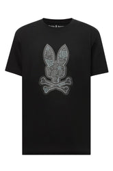 T-Shirt pour homme par Psycho Bunny | MT0200101 Noir | Boutique Vvög, vêtements mode pour homme et femme