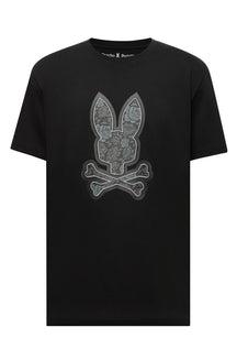 T-Shirt pour homme par Psycho Bunny | MT0200101 Noir | Boutique Vvög, vêtements mode pour homme et femme