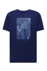 T-Shirt pour homme par Psycho Bunny | MT0200102 Bleu Soir | Boutique Vvög, vêtements mode pour homme et femme
