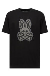 T-Shirt pour homme par Psycho Bunny | MT0200129 Noir | Boutique Vvög, vêtements mode pour homme et femme